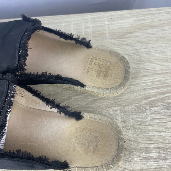 LFL by Lust for Life Womens Irie Fabric Cap Toe Espadrille, Black, Size 7.5 - Picture 4 of 6